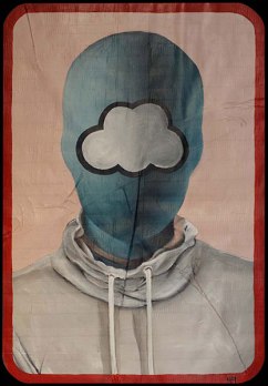 Cloud, 2009 / acrylic on duct tape